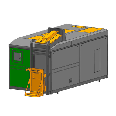 Lebensmittelabfälle des Kantinen-Küchen-elektrische Kompost-500kg in Düngemittel-Maschine