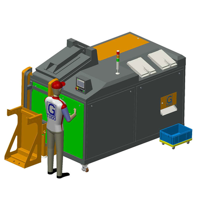 Müllentsorgungs-Einmaschine der hohe Leistungsfähigkeits-industrielle automatische Küchen-1000KG