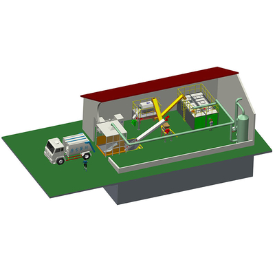 Organisches Düngemittel-Handelskompostierungsmaschine TOGO Automatic Food Waste Tos