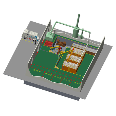 Große Kapazitäts-Lebensmittelabfälle-Wiederverwertungs-Maschine SUS304 TOGO Organic Waste Disposal Equipment