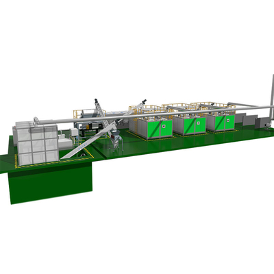 automatische Düngemittel-Maschinen-Lebensmittelabfälle-Wiederverwertungs-Maschine des Biomüll-380V