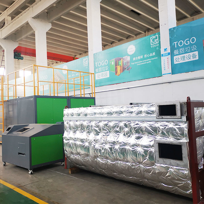 Kompost-Düngemittel-Maschine TOGO Organic Waste Management Equipment PLC-5000KG/Day