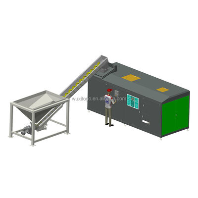 Vollautomatischer organischer Abfallkomposter mit einer Verarbeitungskapazität von 1000 kg/Tag, 24-Stunden-Zyklus und SUS304-Material für die industrielle Behandlung von Lebensmittelabfällen