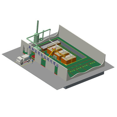 380V Kompostierung Reaktor Maschine Großkapazität organische Düngemittel Ausrüstung mit mikrobieller Zersetzungstechnologie