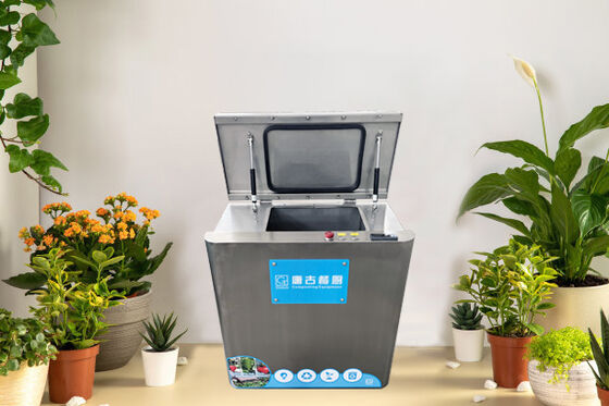 PLC 10kg Smart Home Lebensmittelkomposter 304 Edelstahl organische Düngemittel Ausrüstung 24-Stunden-Schnelle Kompostierung Leistung