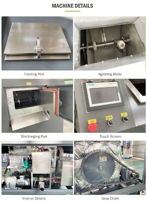TOGO TG-CC-100 Küchenmüllkompostiermaschine mit einer Kapazität von 100 kg/Tag, Edelstahlkonstruktion und automatischem Steuerungssystem