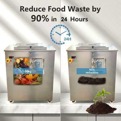 TOGO Electric Household Food Waste Composting Unit System with Stainless Steel and Silencer Technology